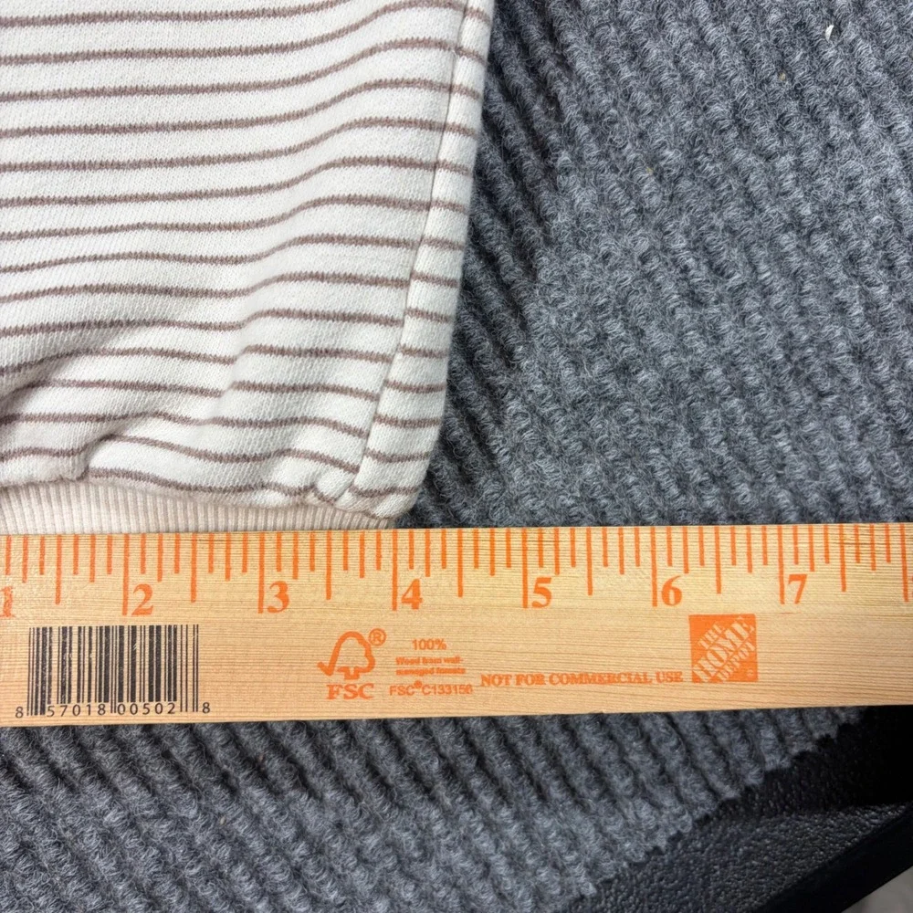 Daily Bebe Kids Striped Hoodie and‎ Joggers Set Cream Brown XL